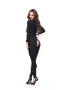 B900 Bodystocking brillante missO. con cremallera doble